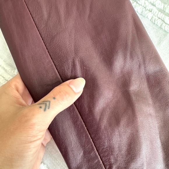 Walter Baker Vikki Two Toned Motorcycle Leather Jacket - Picture 14 of 16